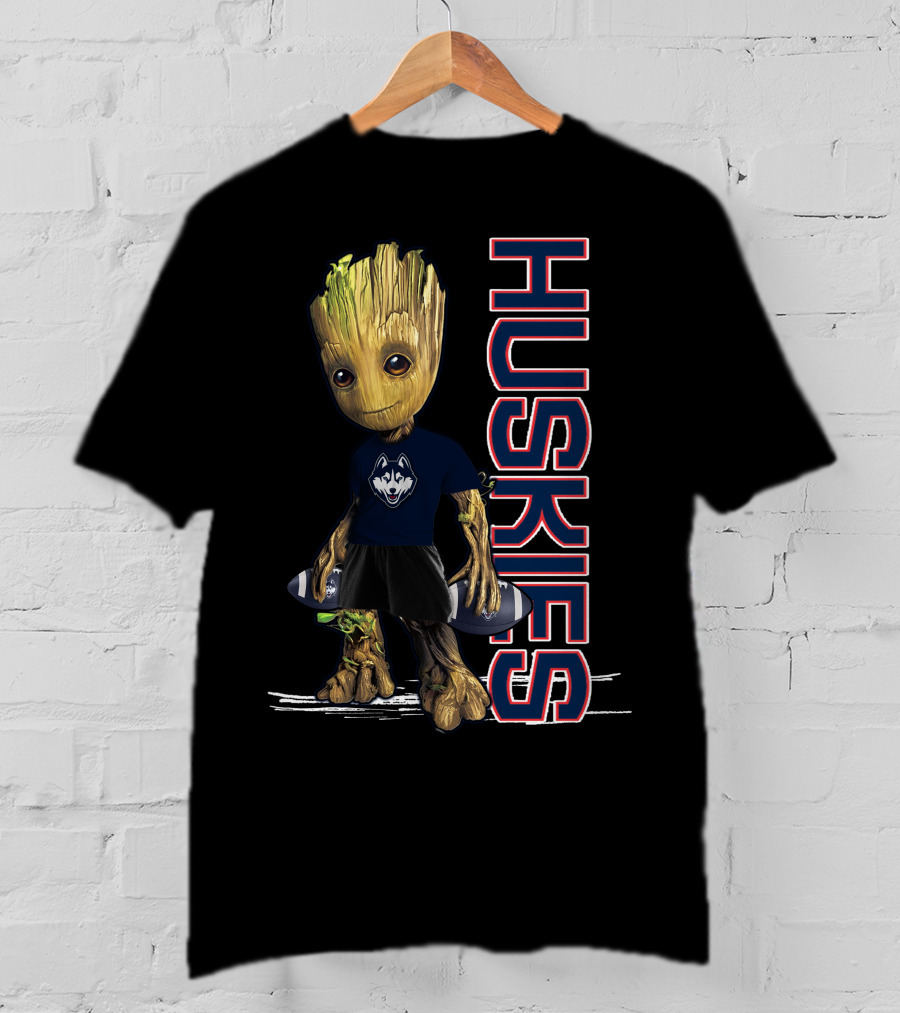 Groot Huskies UConn Football Fan T-Shirt