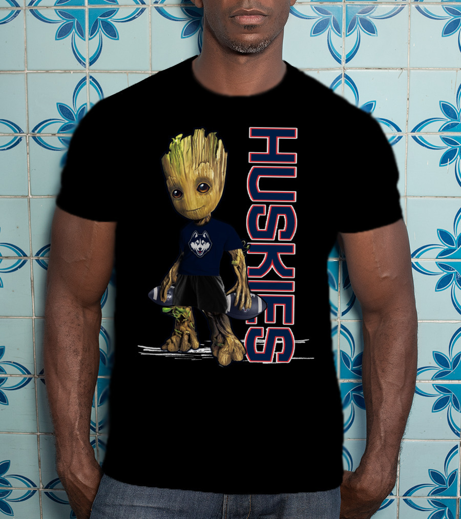 Groot Huskies UConn Football Fan T-Shirt
