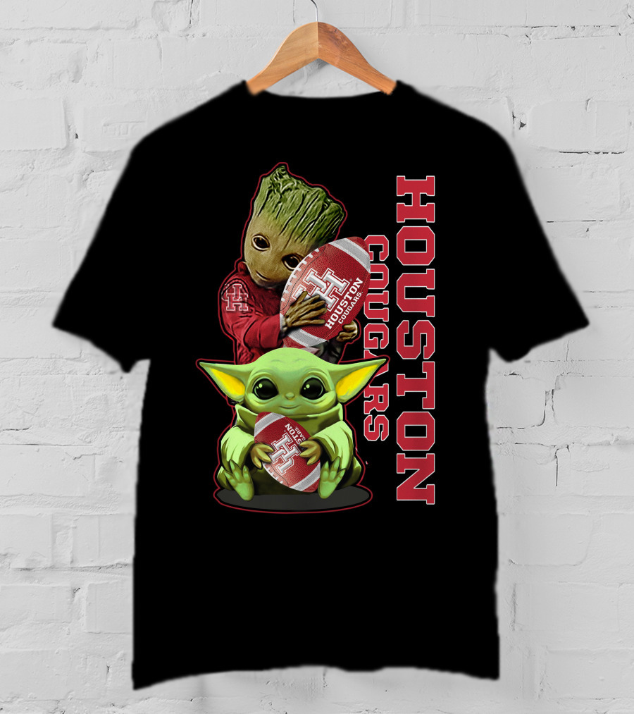 Grzd Houston Cougars Football Baby Alien Tree Creature T-Shirt