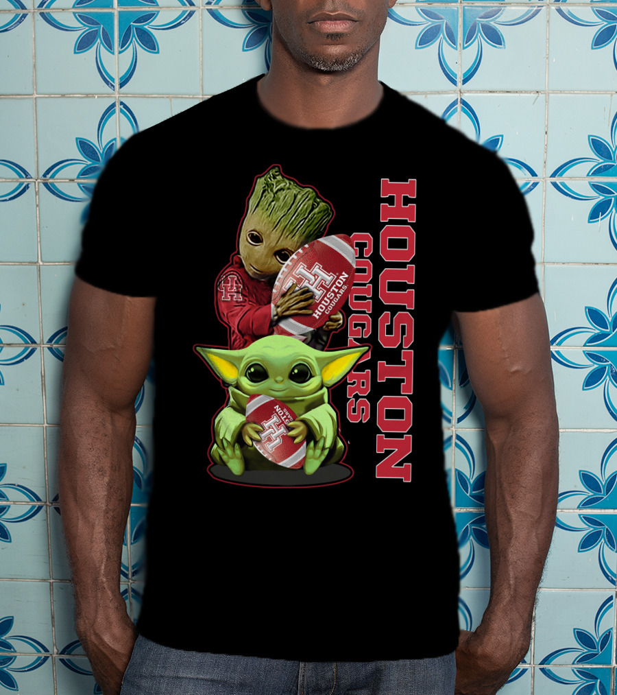 Grzd Houston Cougars Football Baby Alien Tree Creature T-Shirt