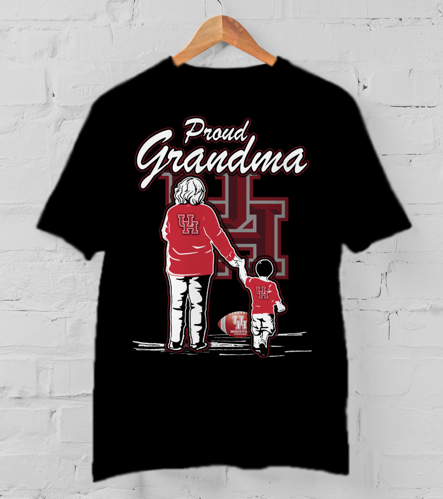 Proud Grandma Houston Cougars UH Football Family T-Shirt