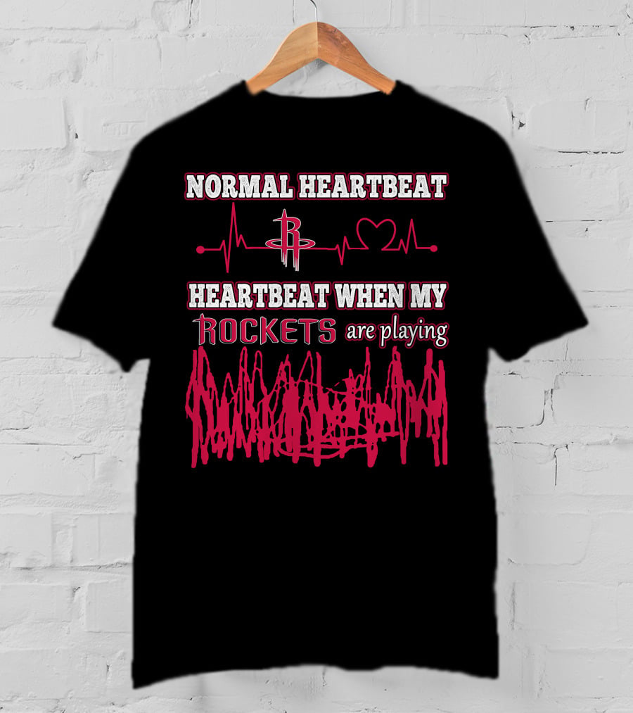 Normal Heartbeat Heartbeat When My Rockets Are Playing T-Shirt