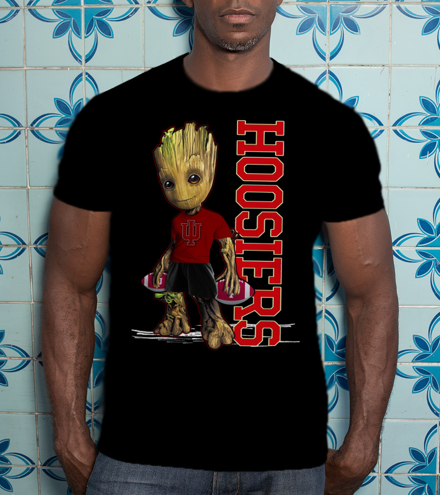 Groot Indiana Hoosiers Football T-Shirt