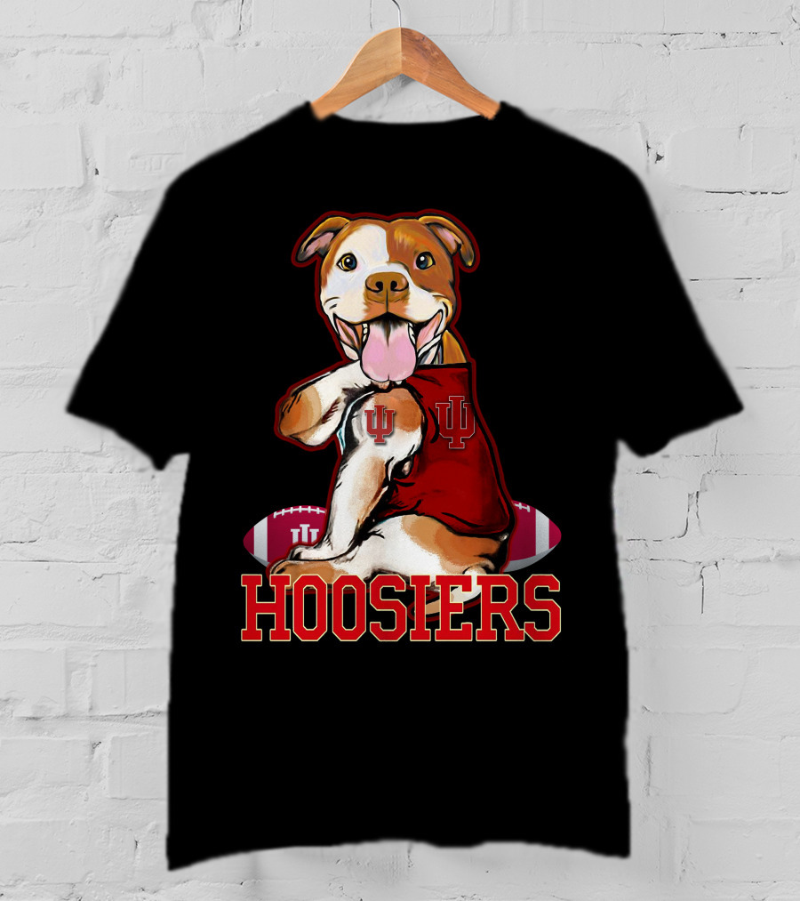 Indiana Hoosiers Pittbull IU Football T-Shirt