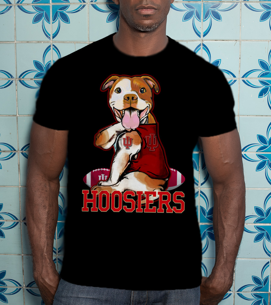 Indiana Hoosiers Pittbull IU Football T-Shirt