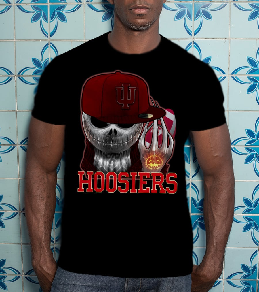 Jackskull Hoosiers Indiana University T-Shirt