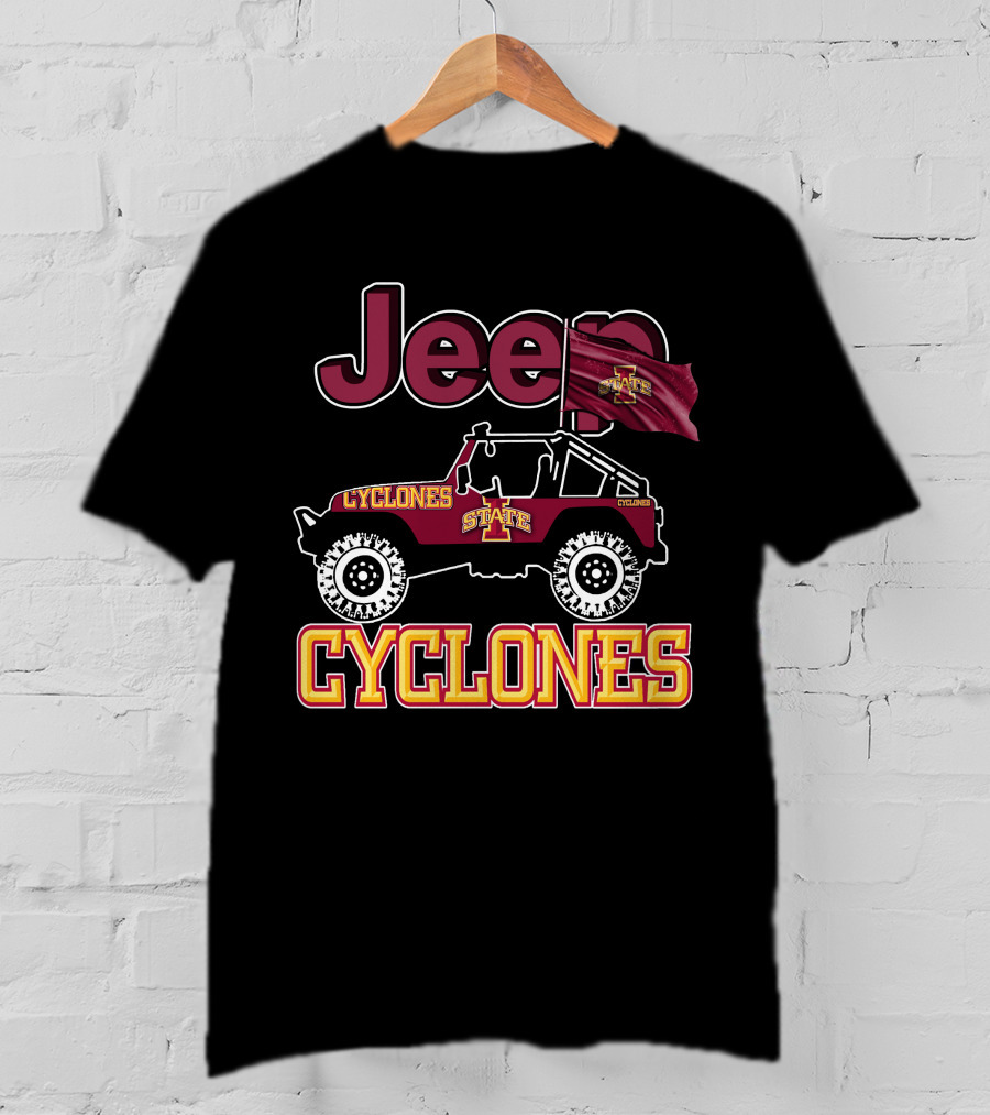 Jeep Iowa State Cyclones State Cyclones Jeep Cyclones T-Shirt