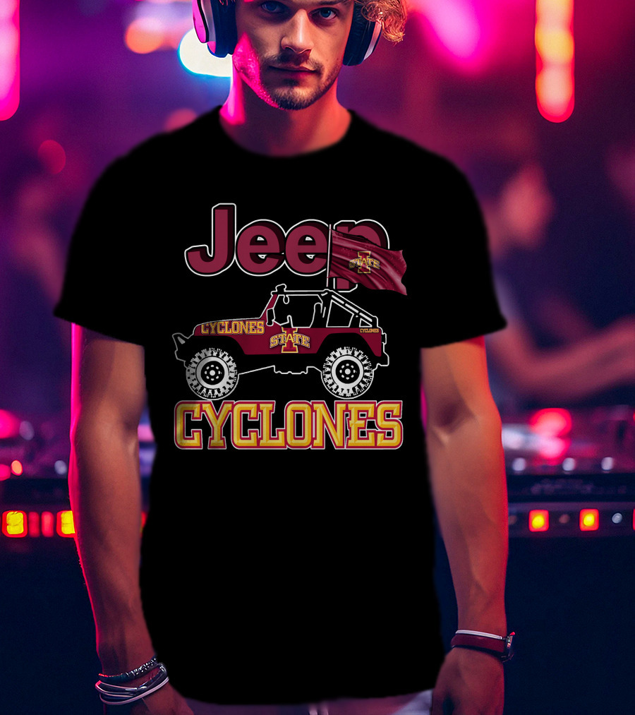 Jeep Iowa State Cyclones State Cyclones Jeep Cyclones T-Shirt