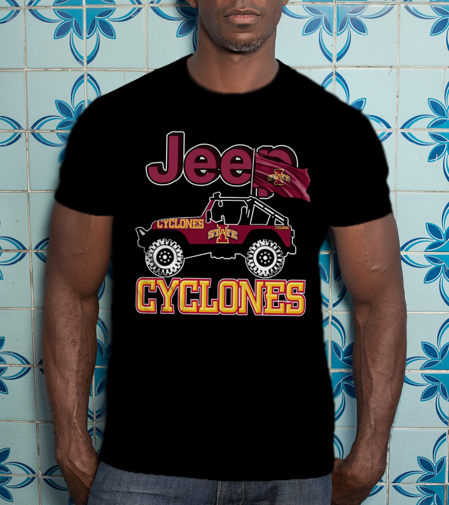 Jeep Iowa State Cyclones State Cyclones Jeep Cyclones T-Shirt