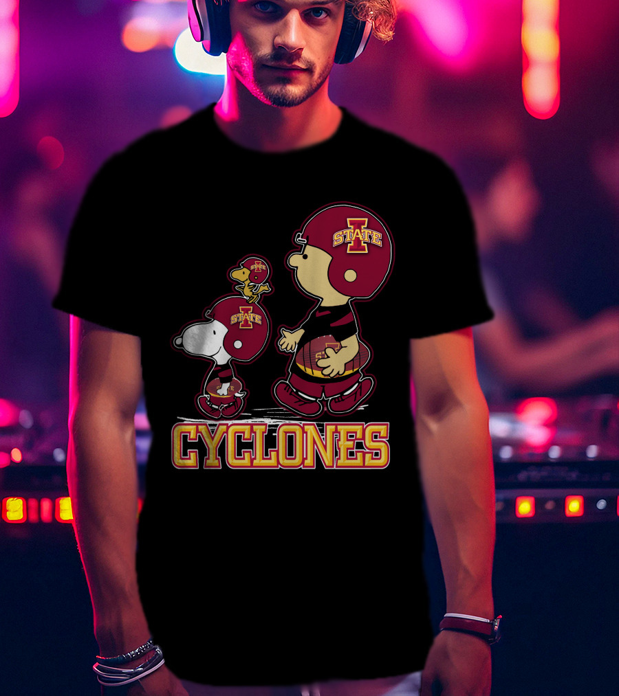 Snpfootball Cyclones Iowa State Peanuts Collection T-Shirt