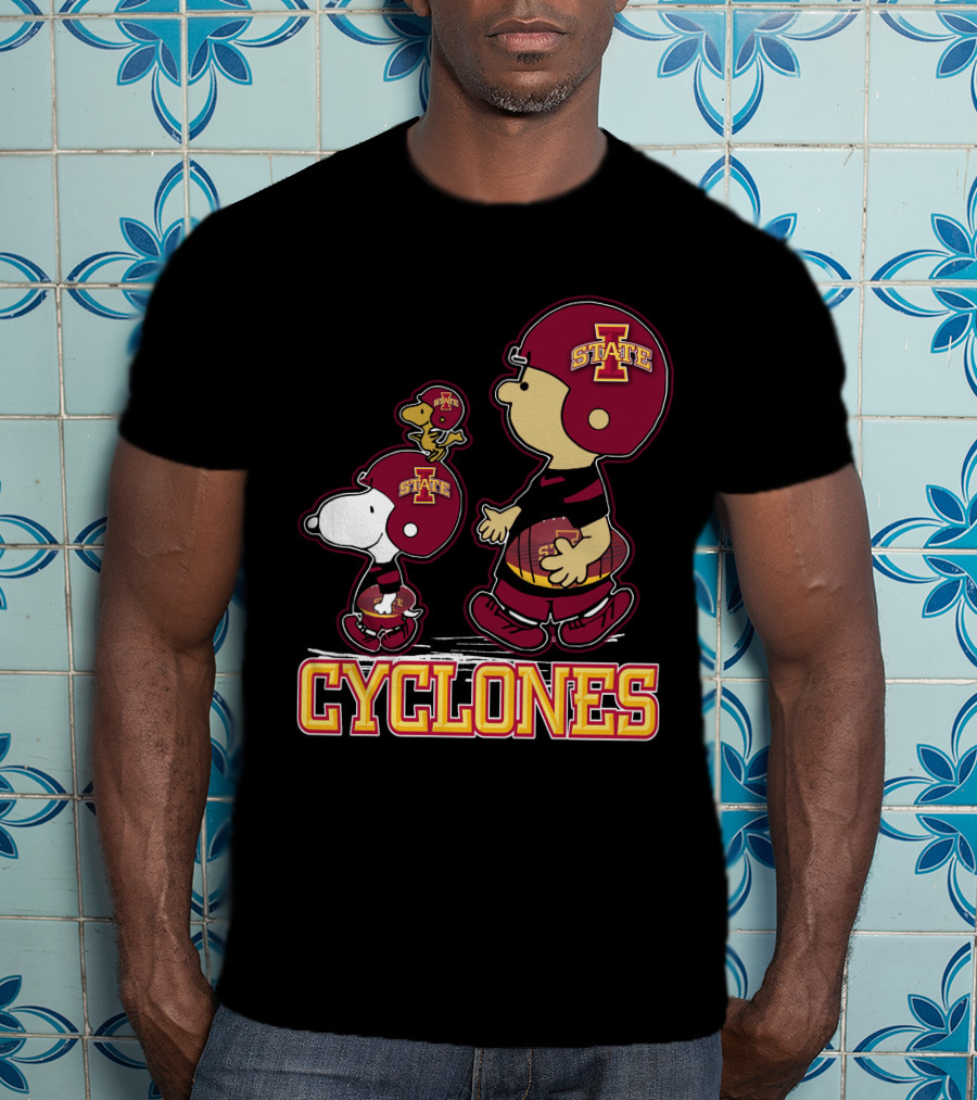 Snpfootball Cyclones Iowa State Peanuts Collection T-Shirt