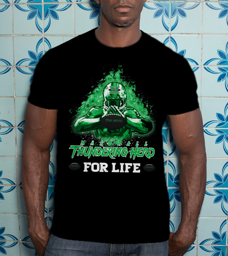 Marshall Thundering Herd The Herd For Life T-Shirt
