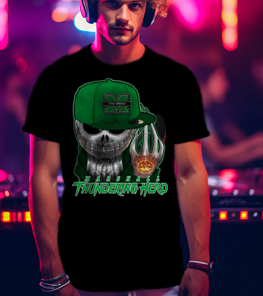 Marshall Thundering Herd Jackskull The Herd T-Shirt