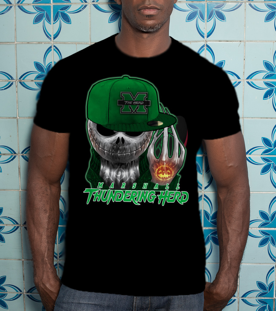 Marshall Thundering Herd Jackskull The Herd T-Shirt
