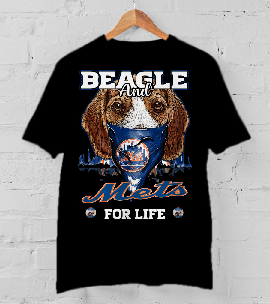 Beagle And Mets For Life T-Shirt