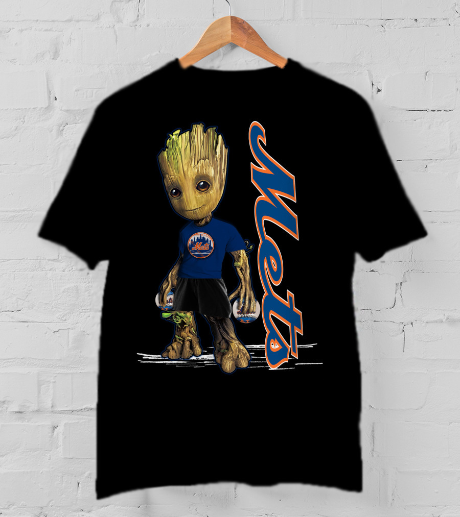 Groot Mets Baseball Fan New York Mets T-Shirt