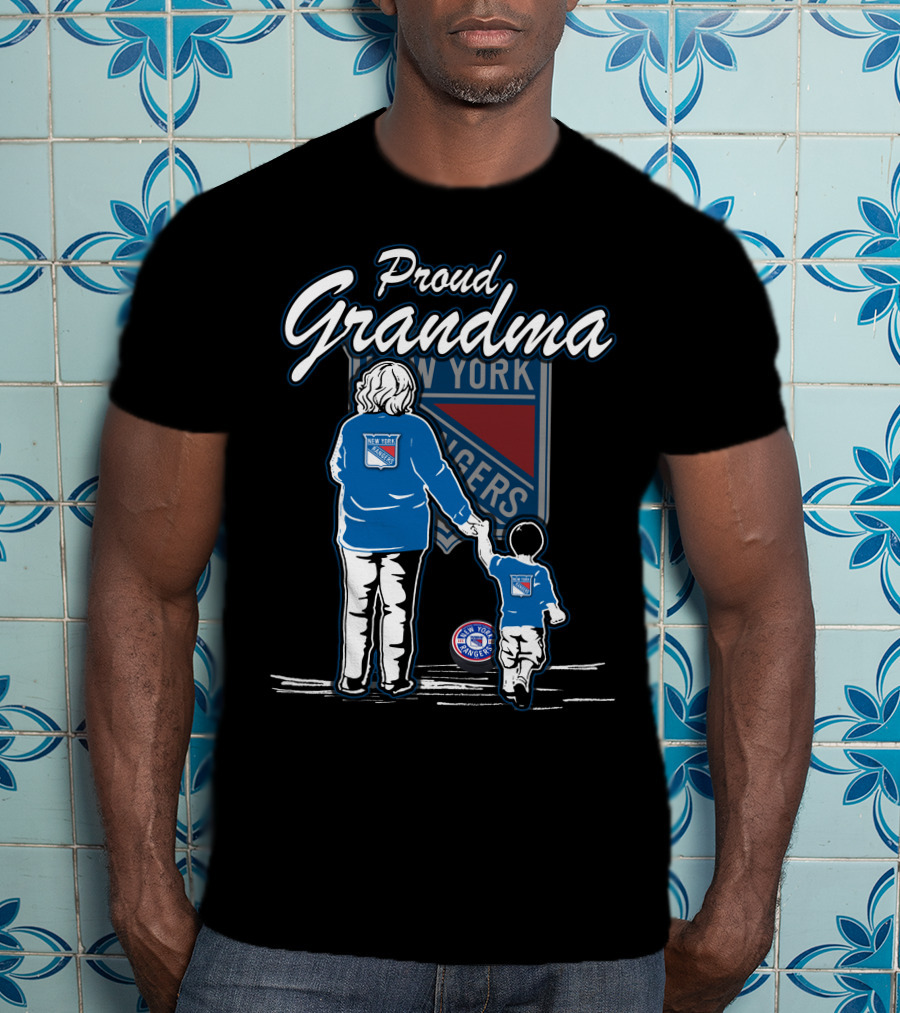 Proud Grandma New York Rangers Hockey T-Shirt