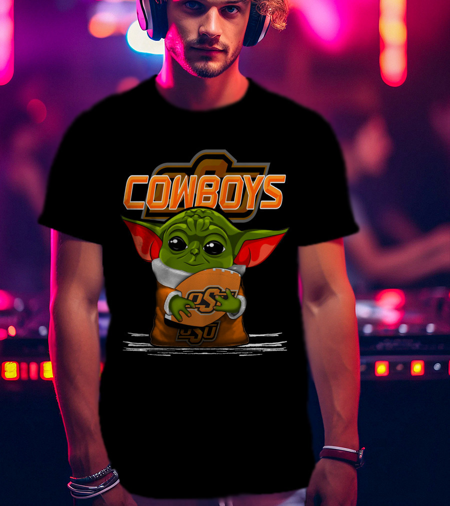 Cowboys OSU Yoda Football Fan T-Shirt