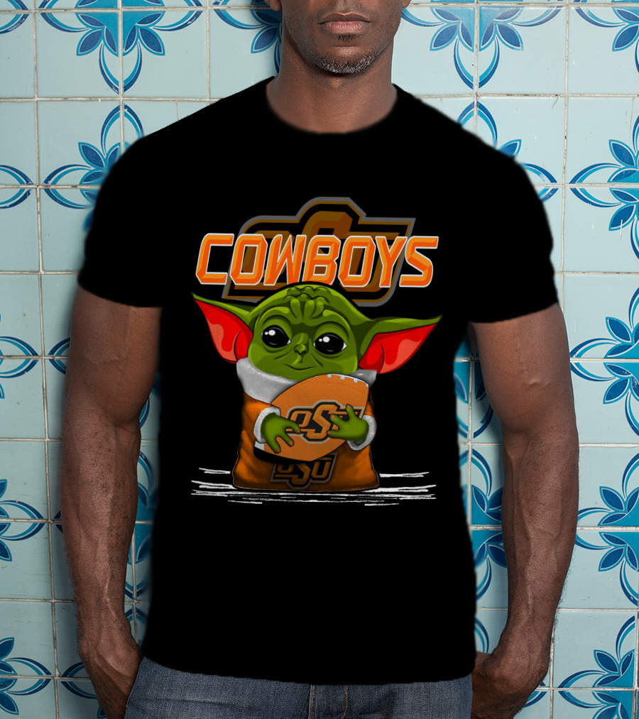Cowboys OSU Yoda Football Fan T-Shirt