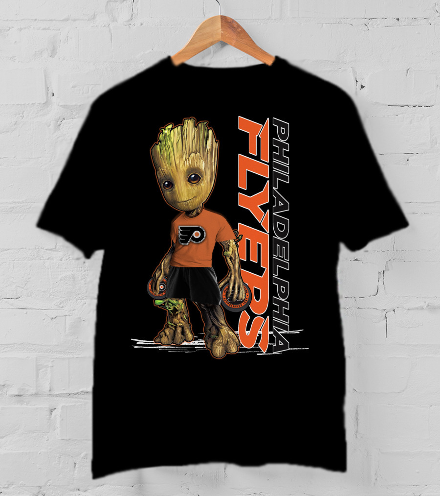 Philadelphia Flyers Groot Hockey Fan T-Shirt