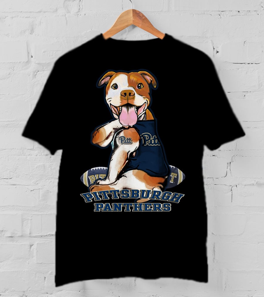 Pittbull Pitt Pittsburgh Panthers Football T-Shirt