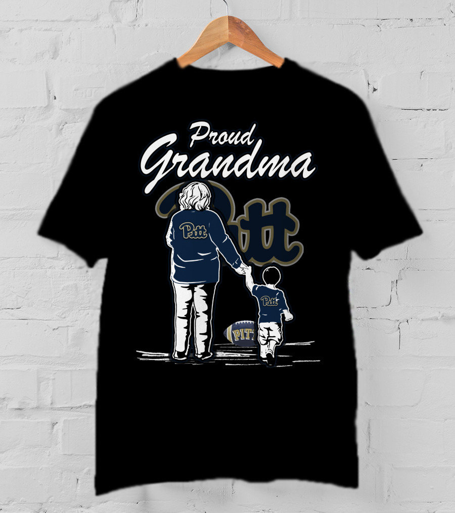 Proud Grandma Pitt Panthers Football Family T-Shirt