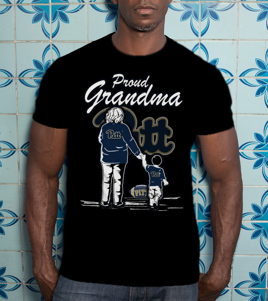 Proud Grandma Pitt Panthers Football Family T-Shirt