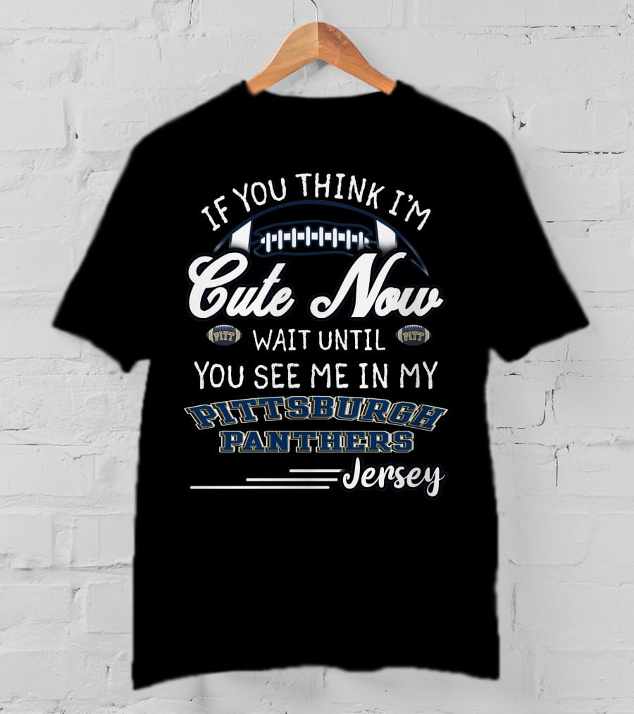 If You Think I'm Cute Now Wait Until You See Me In My Pittsburgh Panthers Jersey T-Shirt