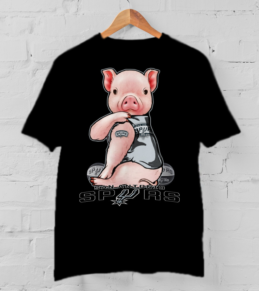 San Antonio Spurs Pig With Spurs T-Shirt