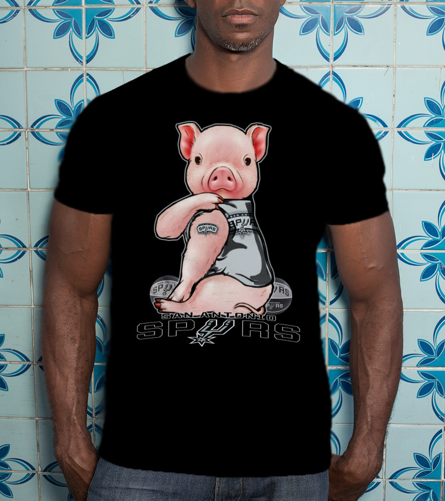 San Antonio Spurs Pig With Spurs T-Shirt