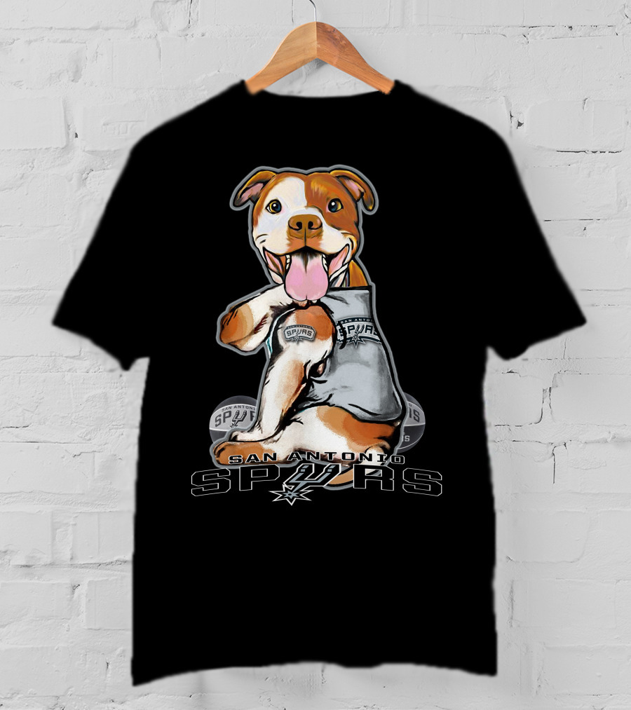 Pittbull San Antonio Spurs Team Spirit T-Shirt