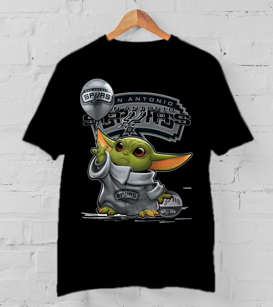 San Antonio Spurs Yoda Character T-Shirt