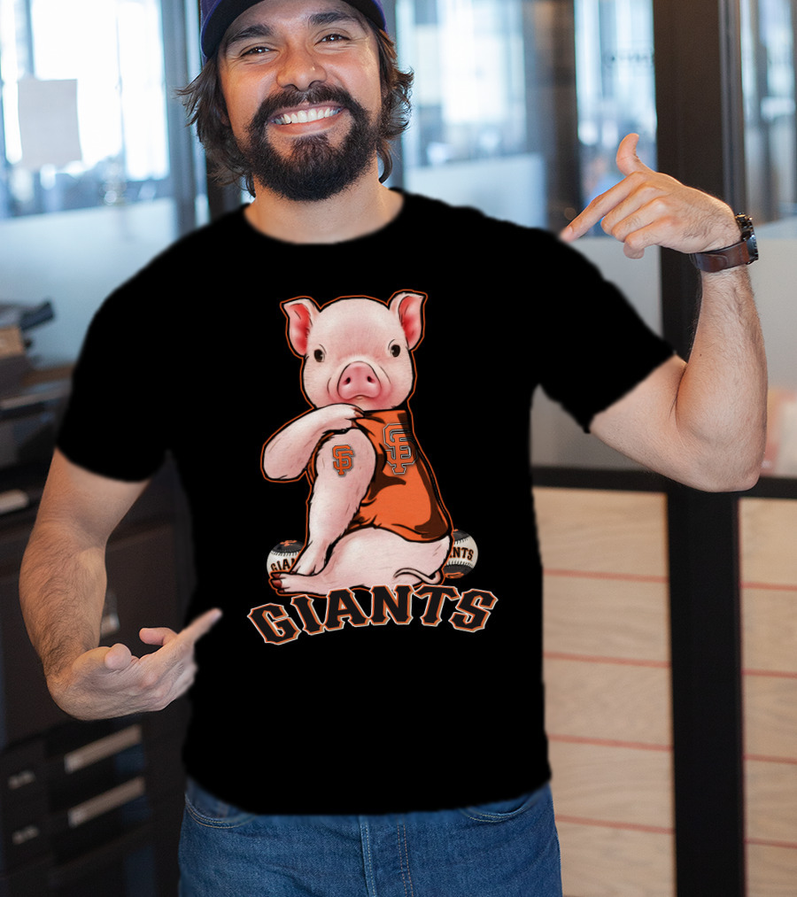 San Francisco Giants Pig Baseball Fan T-Shirt