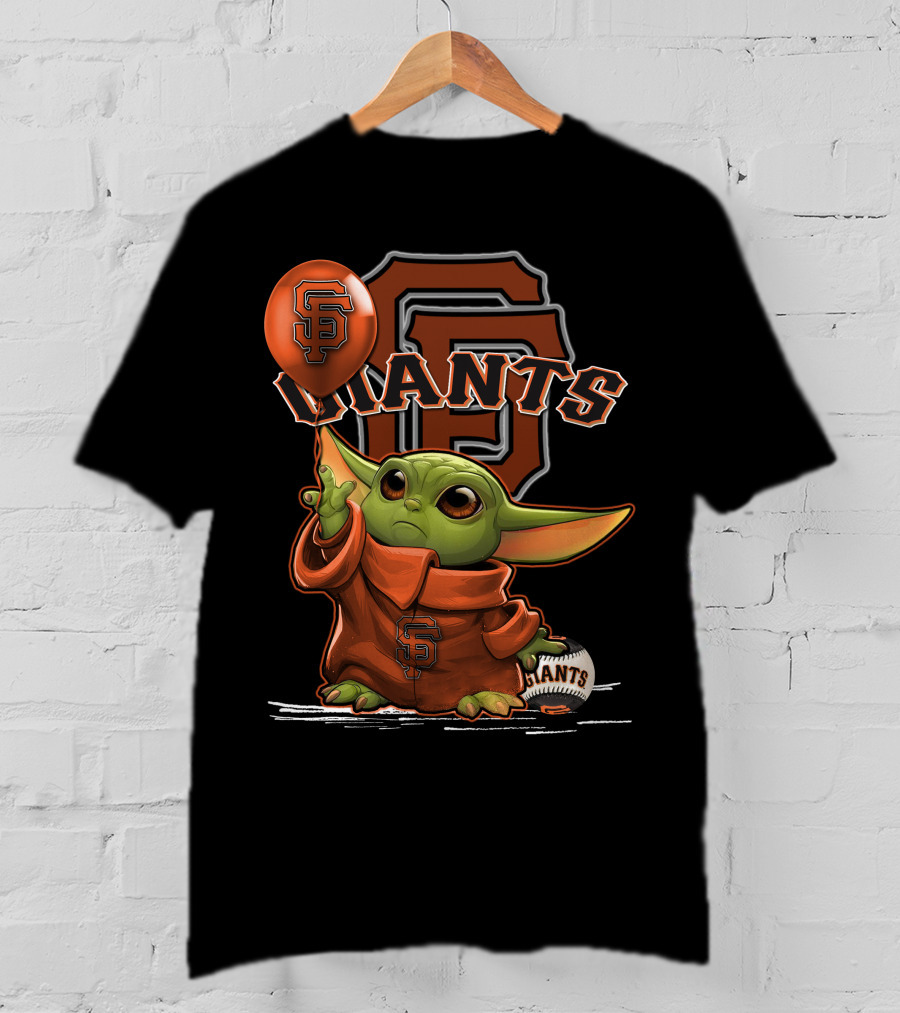 SF Giants Yoda Balloon T-Shirt