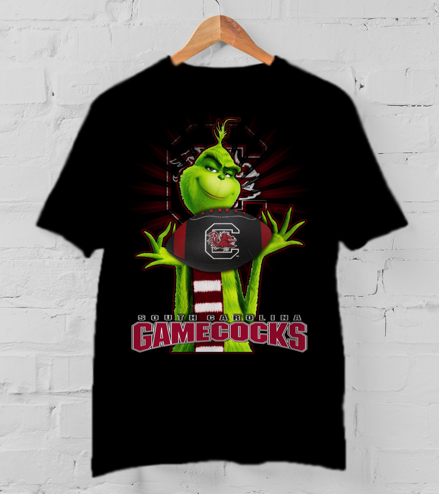 Grinch South Carolina Gamecocks Football Fan T-Shirt