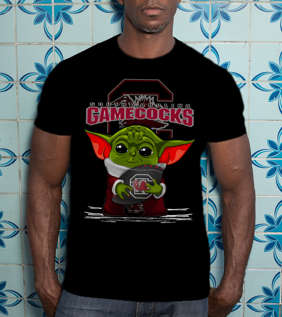 South Carolina Gamecocks Yoda Football Fan T-Shirt