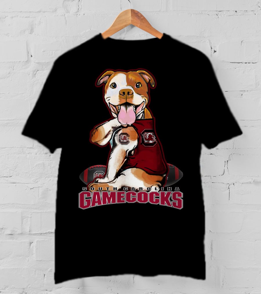 South Carolina Gamecocks Pitbull Football Fan T-Shirt