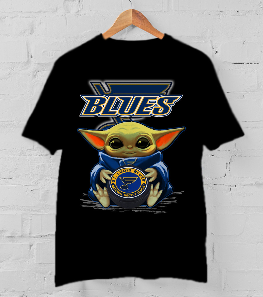 Yoda St. Louis Blues National Hockey League T-Shirt