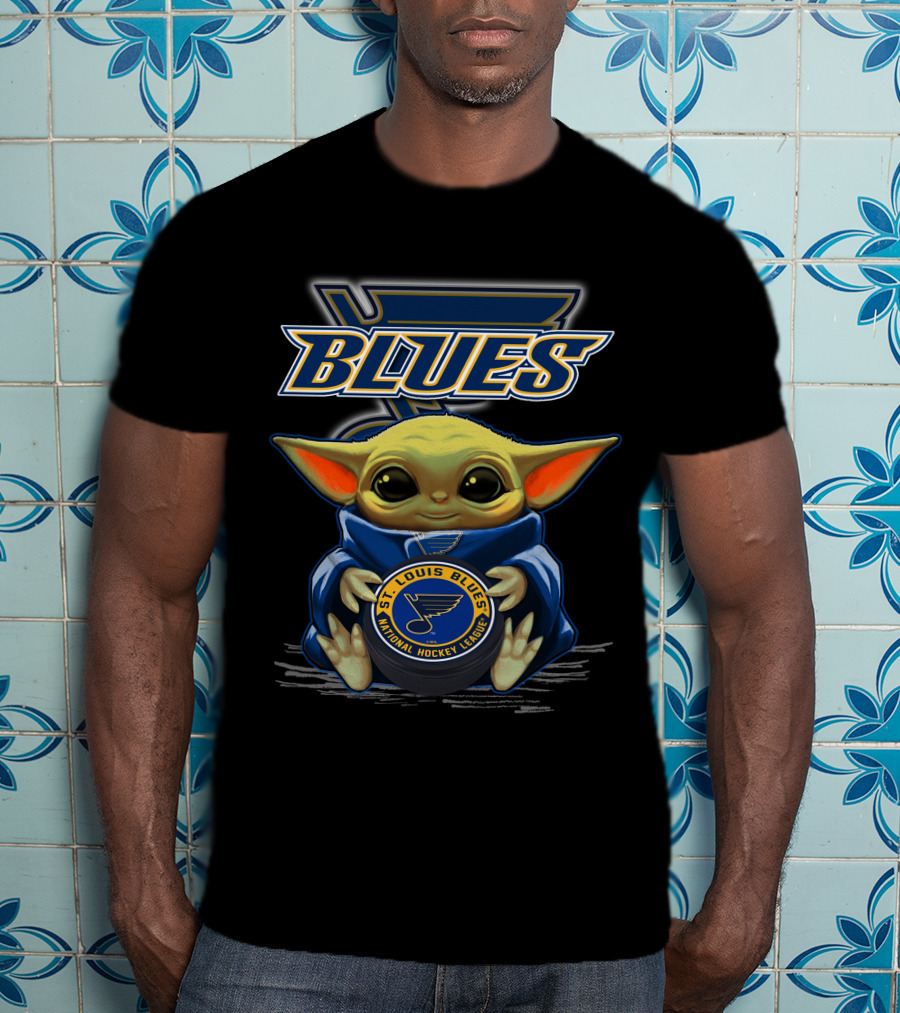 Yoda St. Louis Blues National Hockey League T-Shirt