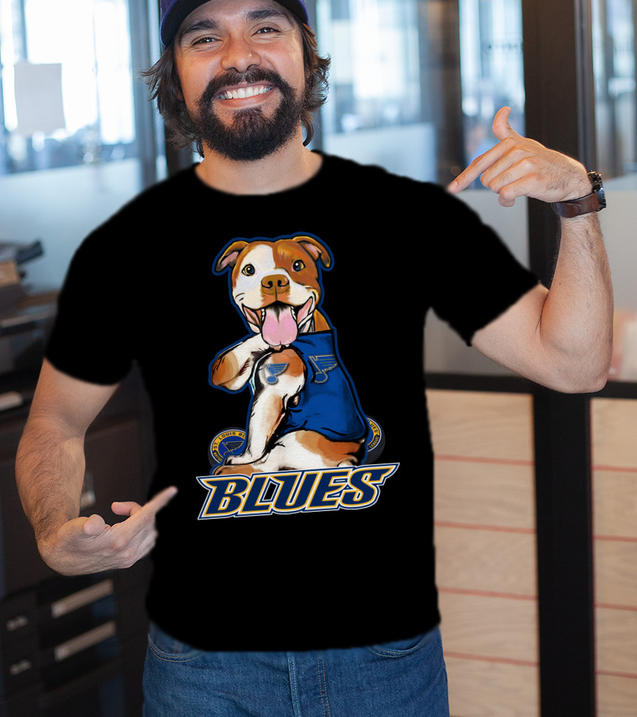 St. Louis Blues Pitbull Hockey Team T-Shirt