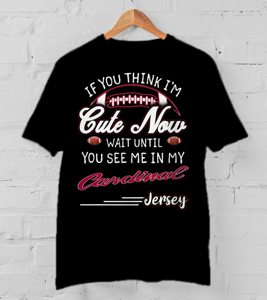 If You Think I'm Cute Now Wait Until You See Me In My Cardinal Jersey T-Shirt