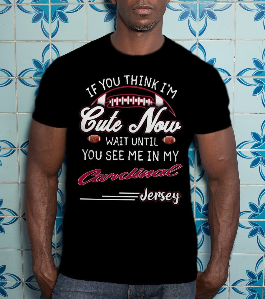 If You Think I'm Cute Now Wait Until You See Me In My Cardinal Jersey T-Shirt