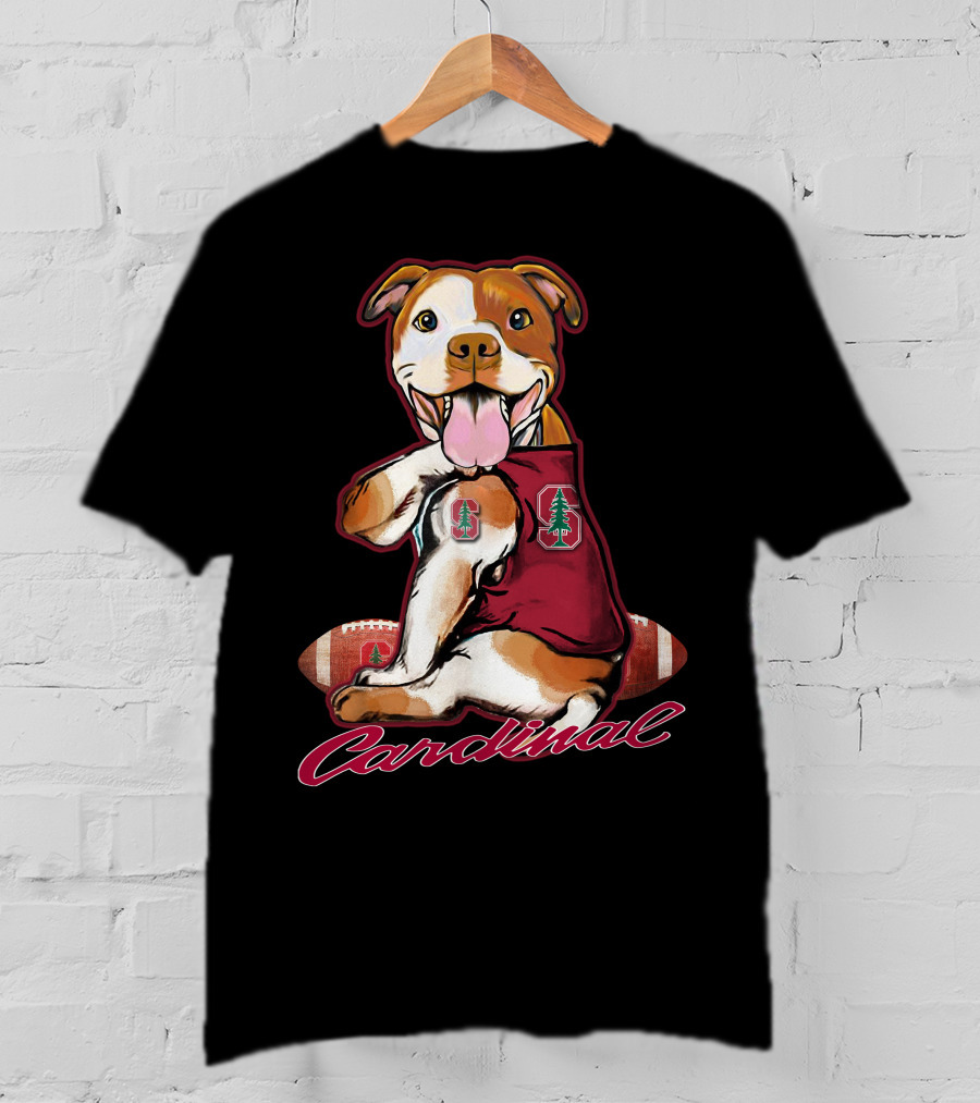 Pitbull Cardinal Stanford Football T-Shirt