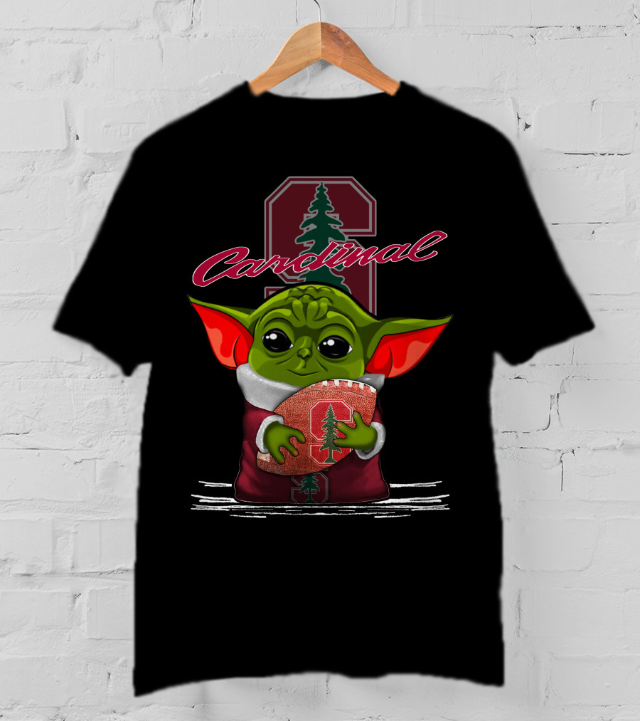 Yoda Stanford Cardinal Football Fans T-Shirt