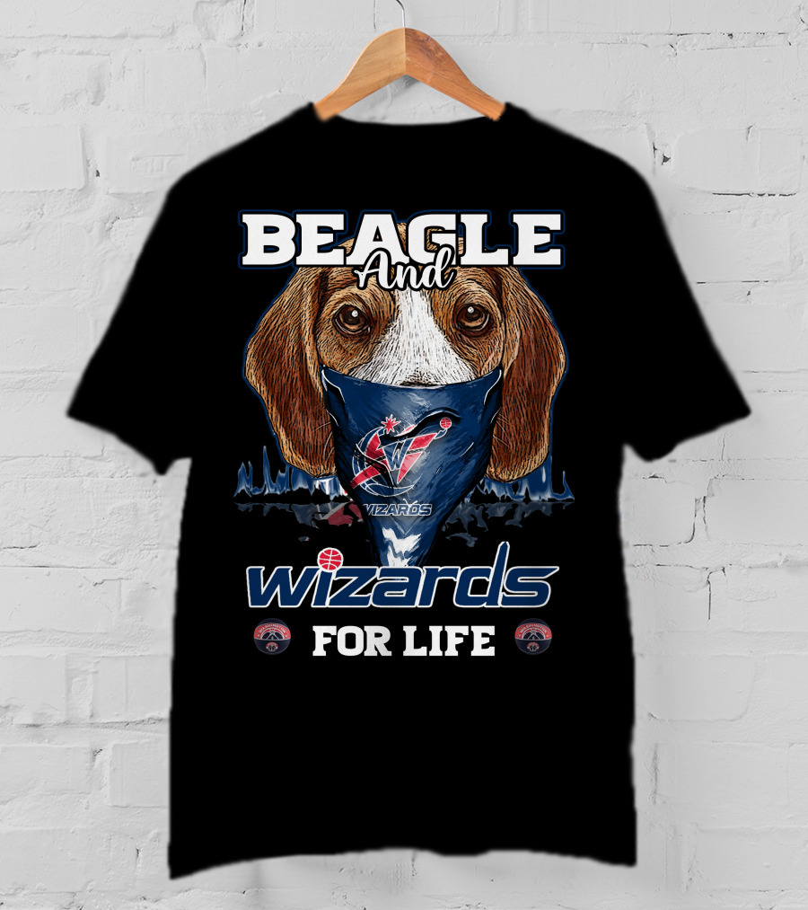 Beagle And Wizards For Life Washington Wizards T-Shirt