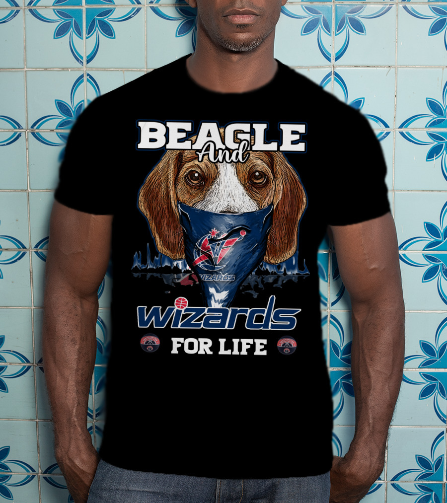 Beagle And Wizards For Life Washington Wizards T-Shirt