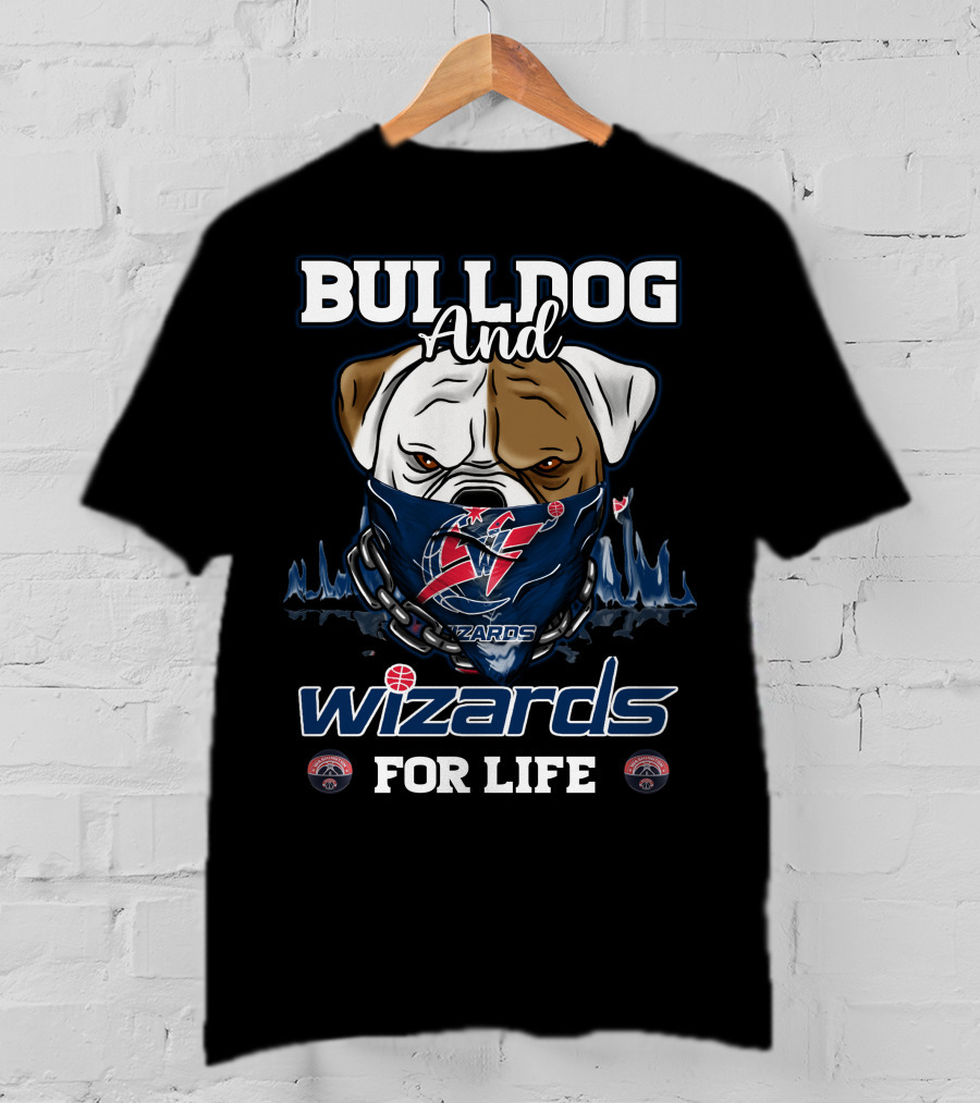 Bulldog And Wizards For Life Washington T-Shirt
