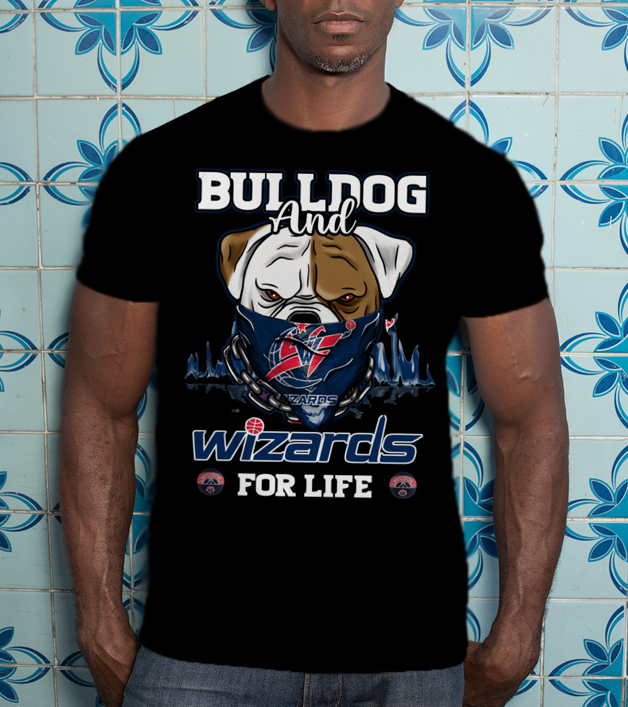 Bulldog And Wizards For Life Washington T-Shirt