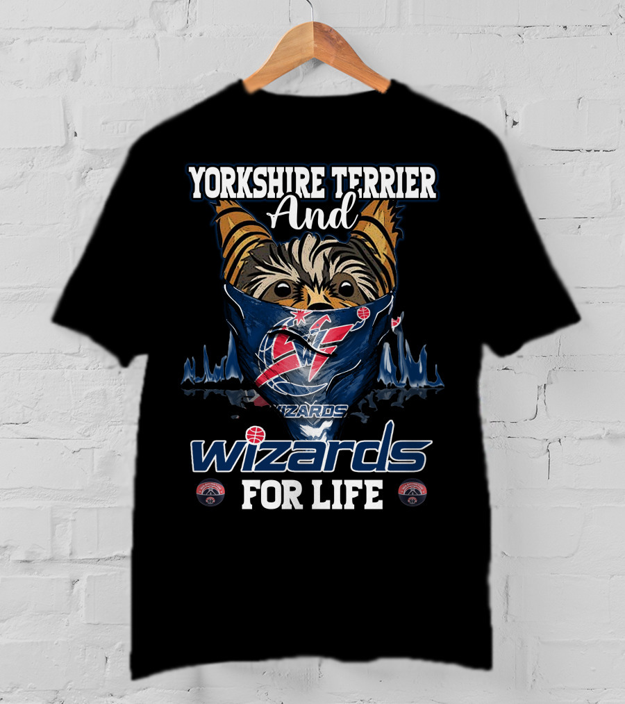 Yorkshire Terrier And Wizards For Life T-Shirt