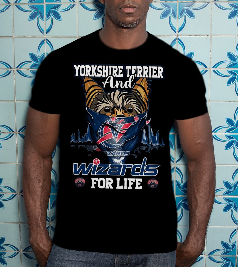 Yorkshire Terrier And Wizards For Life T-Shirt